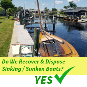 Sinking Sunken Boat Salvage Recovery